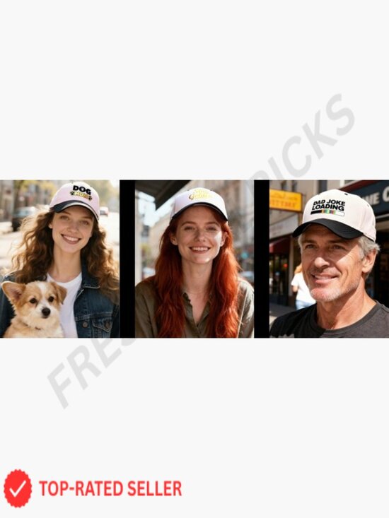 Distressed Baseball Cap Funny Embroidered Vintage Trucker Hat Adjustable Unisex main image 7